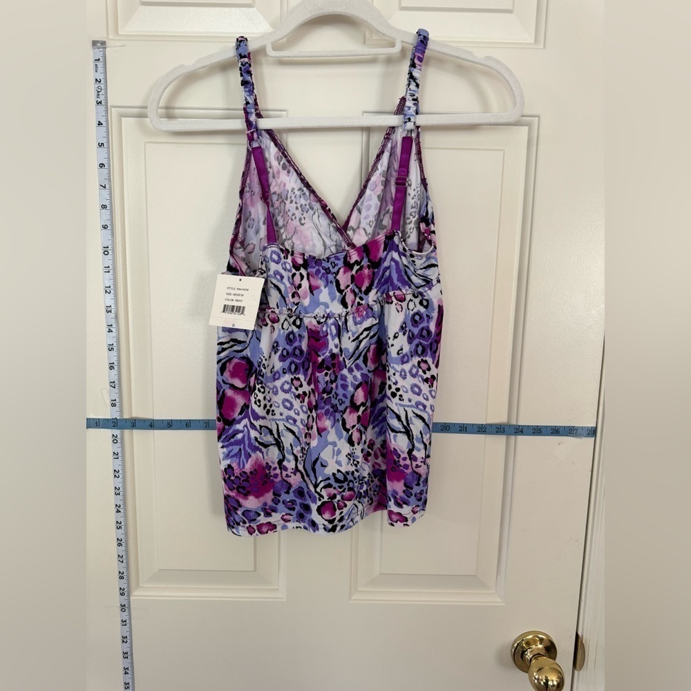 Kathryn Floral print sleeveless tank top, Medium - Picture 3 of 11